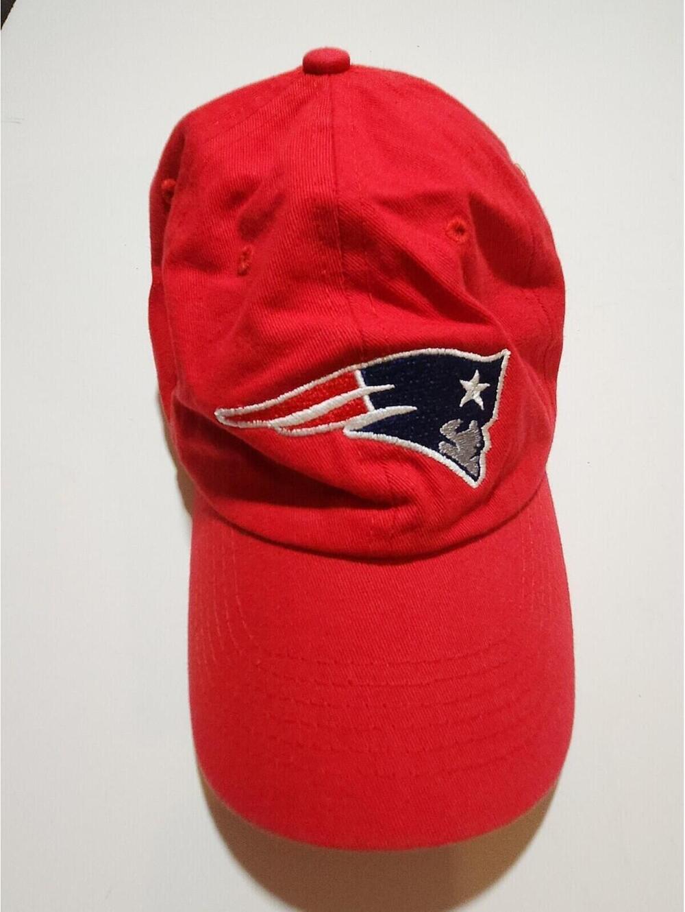 New England Patriots NFL Red Hat Cap with Adjustable Buckle Adult One Size